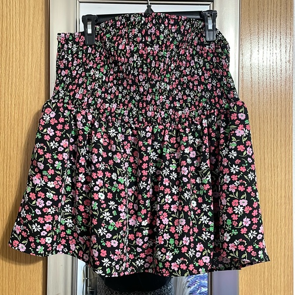 Shein Curve 3XL floral bandeau blouse with flowy bottom - Picture 1 of 9